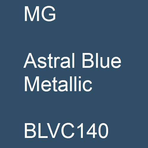 MG, Astral Blue Metallic, BLVC140.